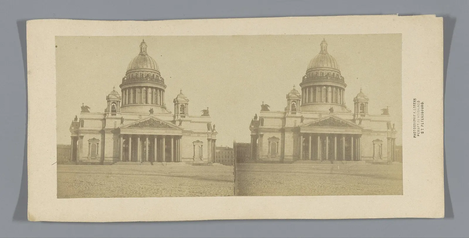 Saint Isaac's Cathedral: Gezicht op de Izaäkkathedraal in Sint-Petersburg, RP-F-F07405