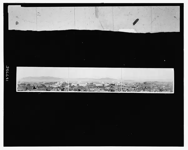 View of the Panama-Pacific International Exposition grounds, May 1