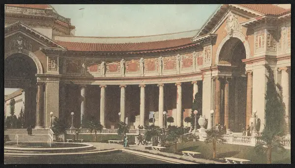 Court of Palms. Panama-Pacific International Exposition, San Francisco, Cal