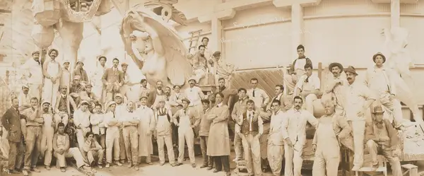 Employees of the Department of Sculpture, Panama Pacific International Exposition