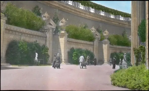 Street Scenes- Fine Arts Bldg. – Lagoon Facade – San Francisco Expo 1915
