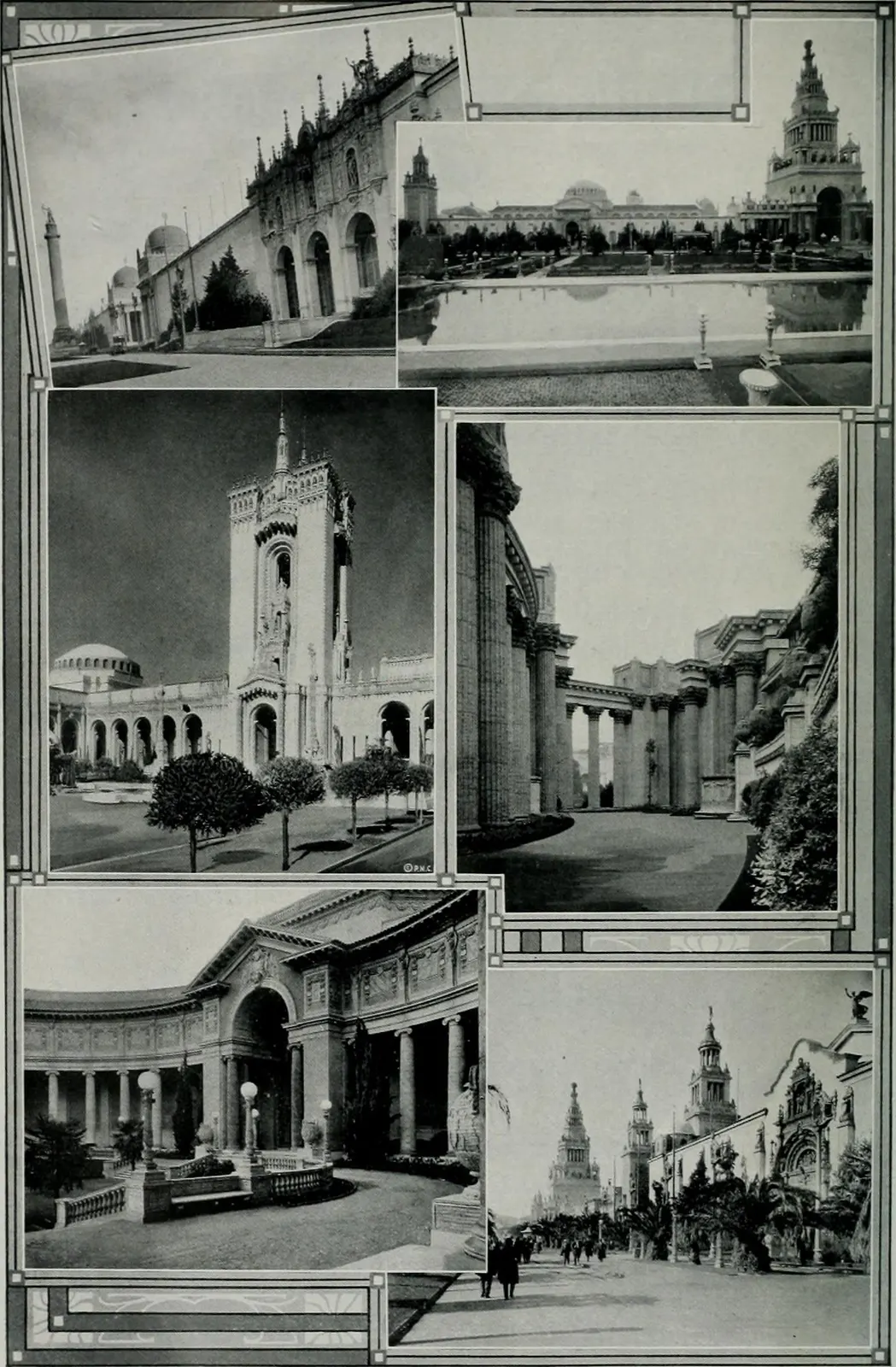 Panama-Pacific International Exposition: Structural beauties of the Panama-Pacific Exposition