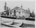 Alaska-Yukon-Pacific Exposition, Seattle]: Mines Bldg. and cascades