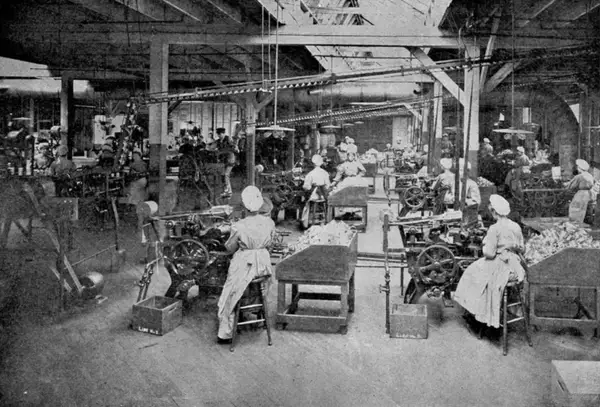 Can factory interior, published