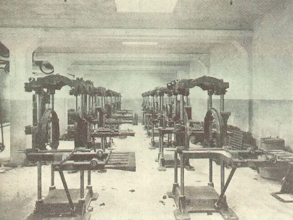 In the Assembling Department on the Upper Floor of the New Factory