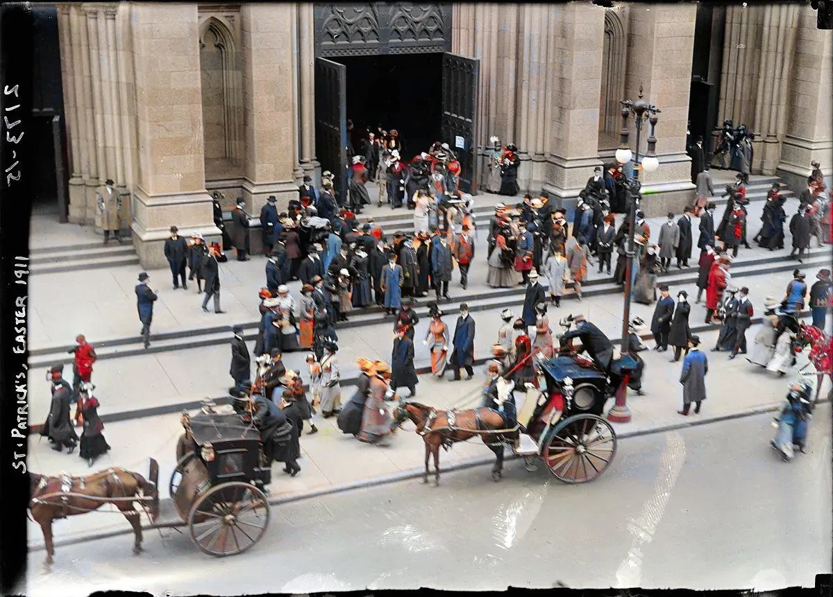St. Patrick's Cathedral, hypothetical colorization