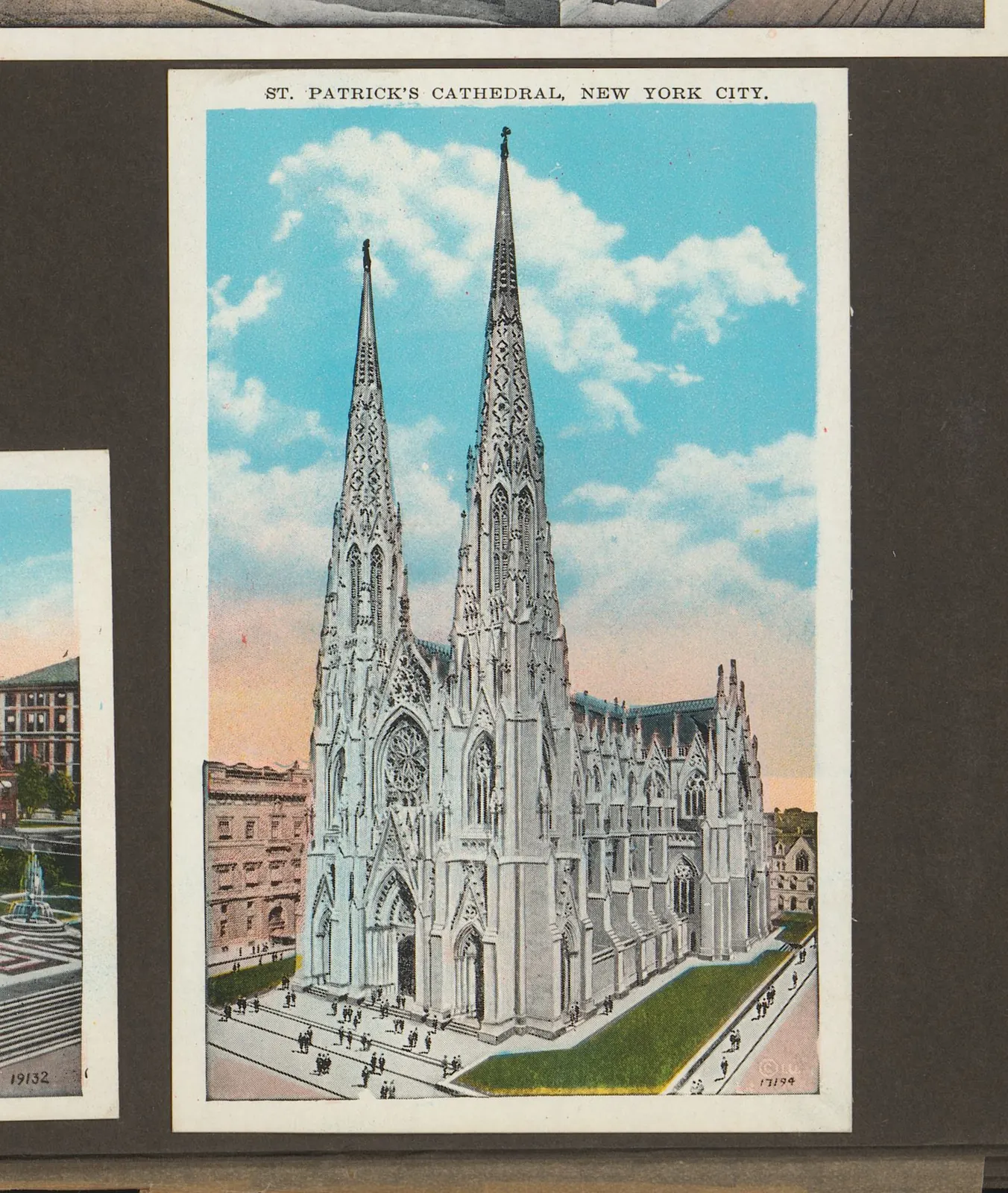 St. Patrick's Cathedral: St. Patrick's cathedral, New York City, RP-F-2007-140-45-4