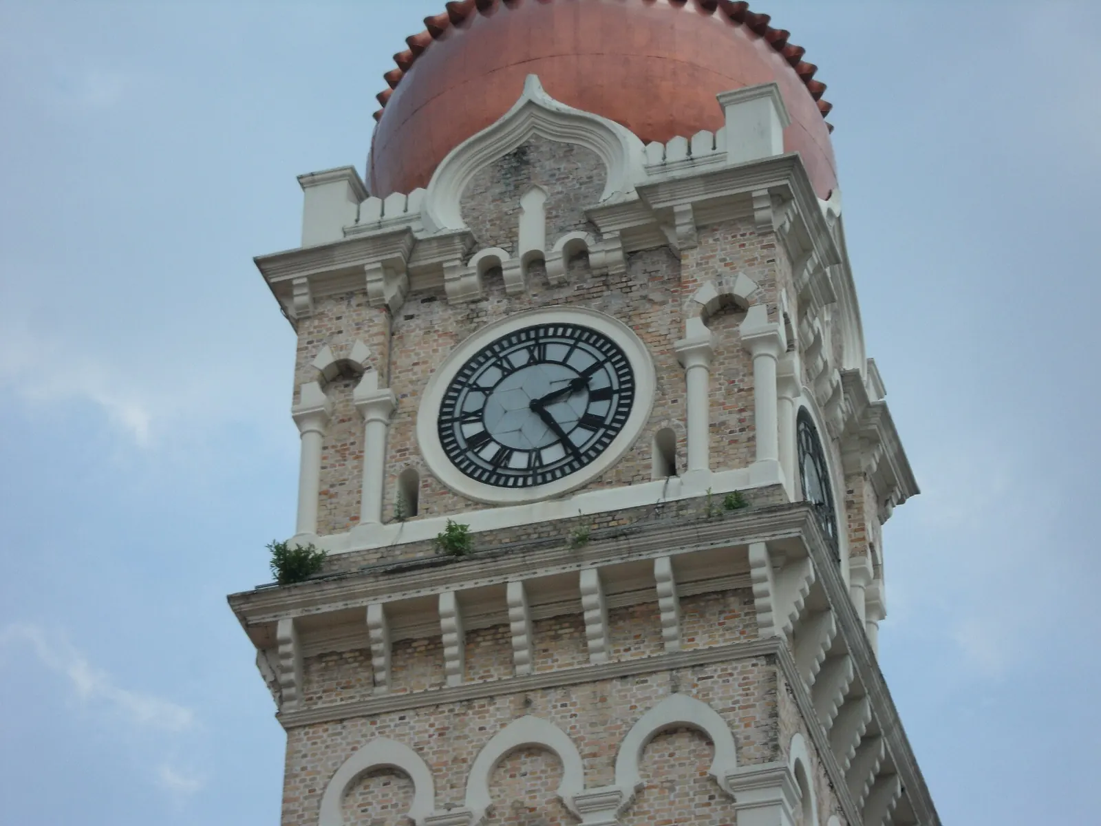 Sultan Abdul Samad Building: Close up of Sultan Abdul Samad Building clock tower