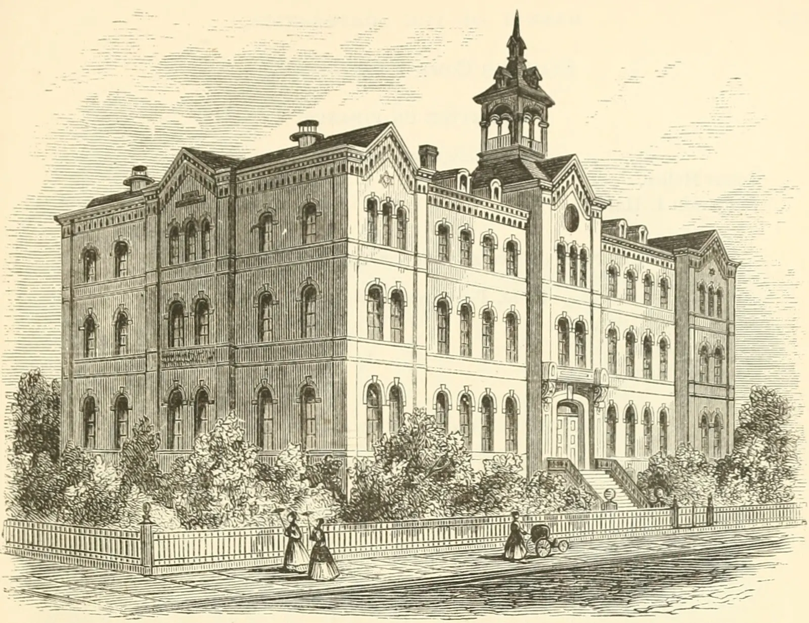 Orphan Trains: Hebrew Orphan Asylum of New York, Valentine's Manual (cropped)