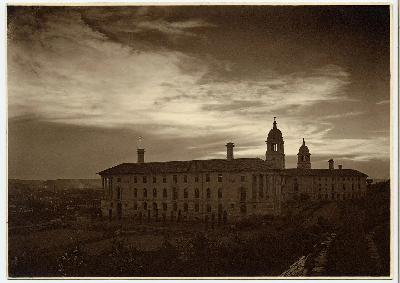 Union Buildings: Uniegebou in Pretoria, Suid Afrika c1925