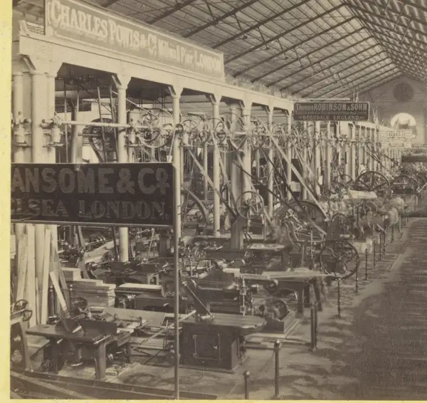Interior of the Machinery Hall, 1873