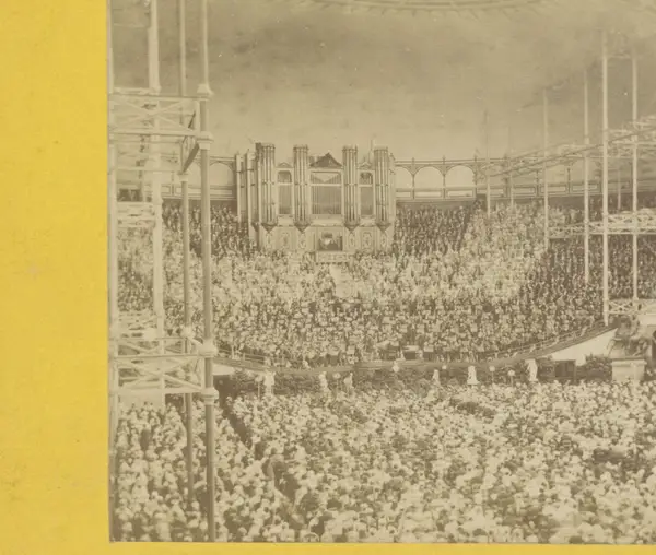 Crowded organ concert in the Rotunde, 1873