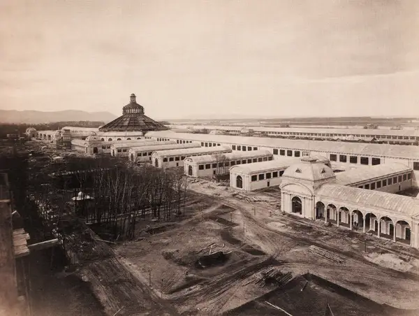Expo 1873 Area under construction