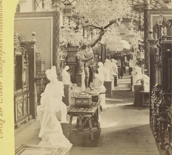 North gallery of the Italian section, 1873