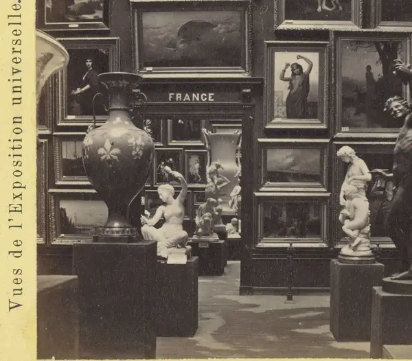 French section in the Art Hall, 1873