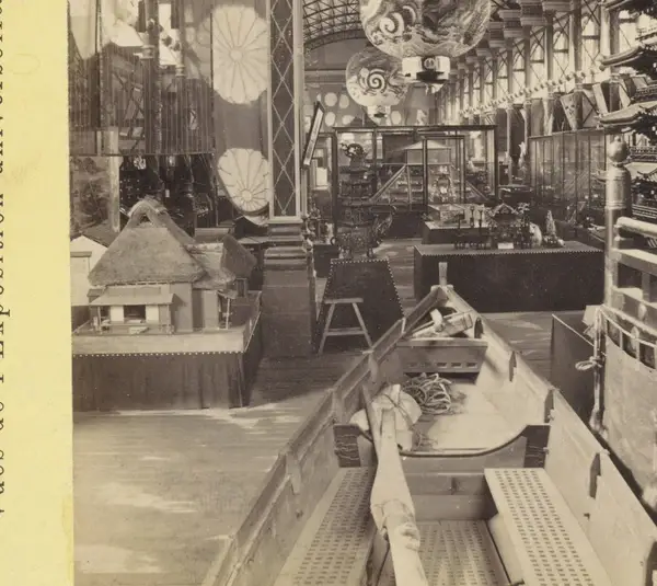 Interior of a pavilion, Vienna World's Fair, 1873
