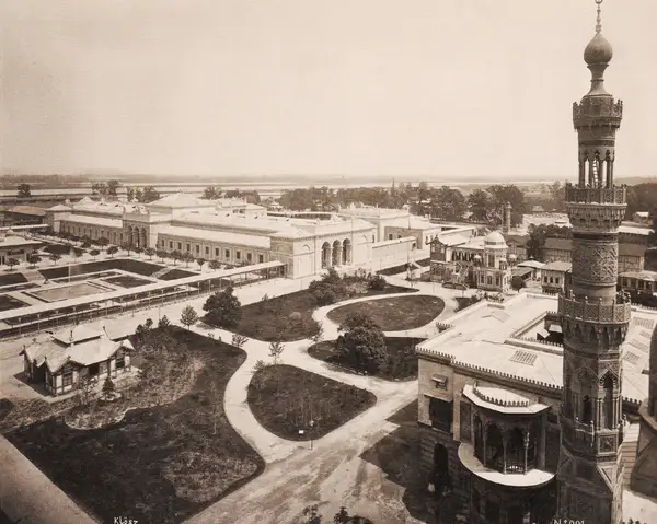 Exhibition hall for art and oriental Buildings at the Vienna Exhibition Area, 1873