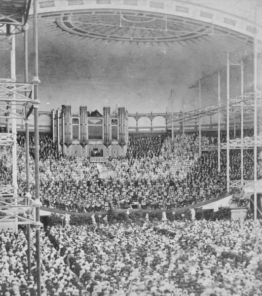 Organ concert in the Rotunde, 1873