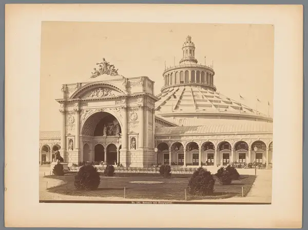 The Rotunde and its main portal, 1873