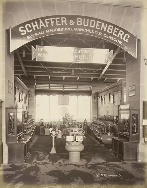 Schäffer & Budenberg stand, 1873