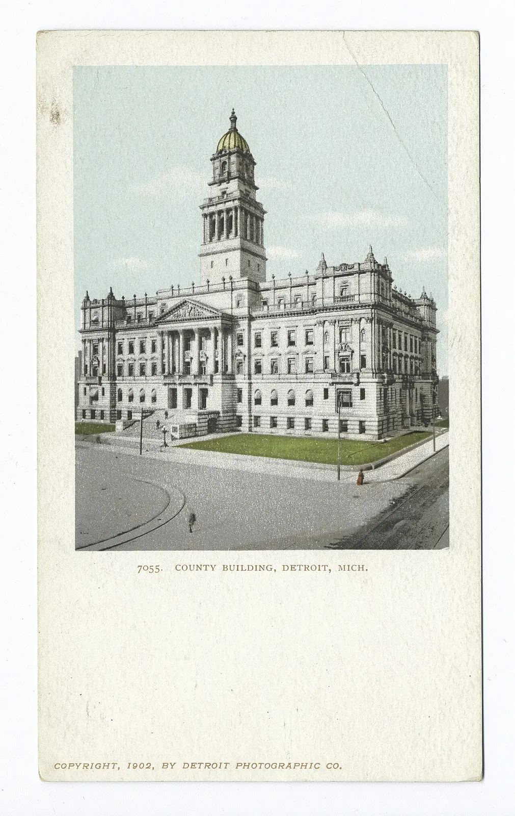 Wayne County Building: County Building, Detroit, Mich (NYPL b12647398-66883)