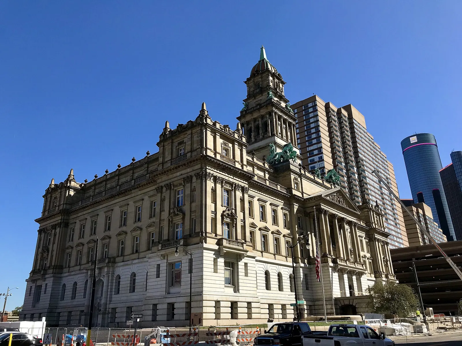 Wayne County Building: Wayne County Building from the northwest, 2017